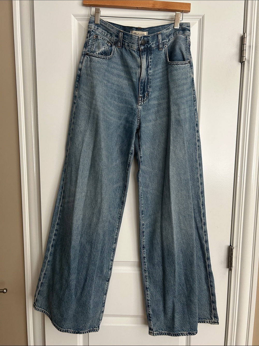Madewell Light Blue Wide-Leg Jeans